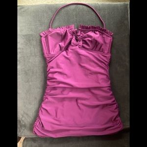 Betsy Johnson purple size small bathing suit